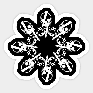 skulls design Sticker